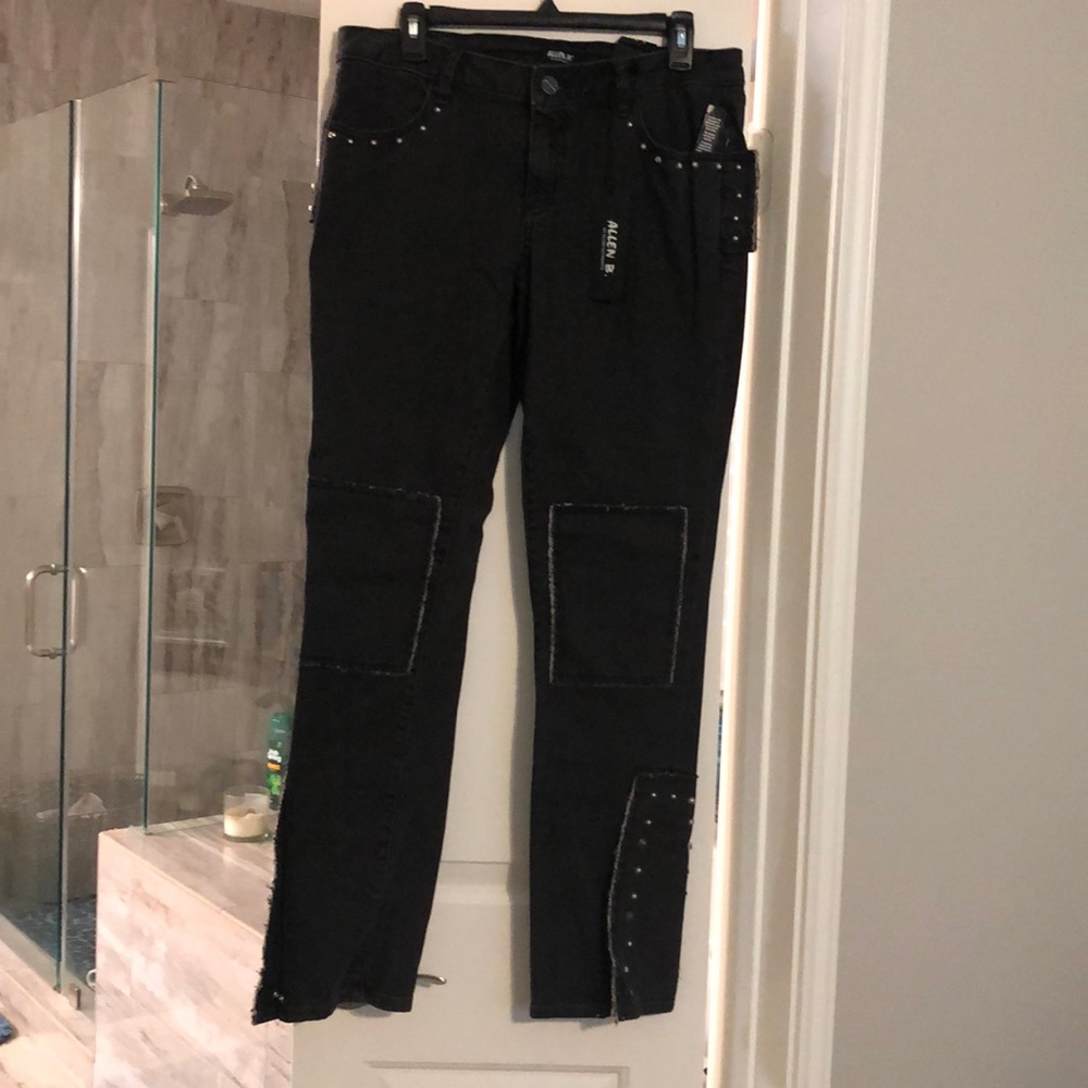 Allen B. Black jeans. Size 12
